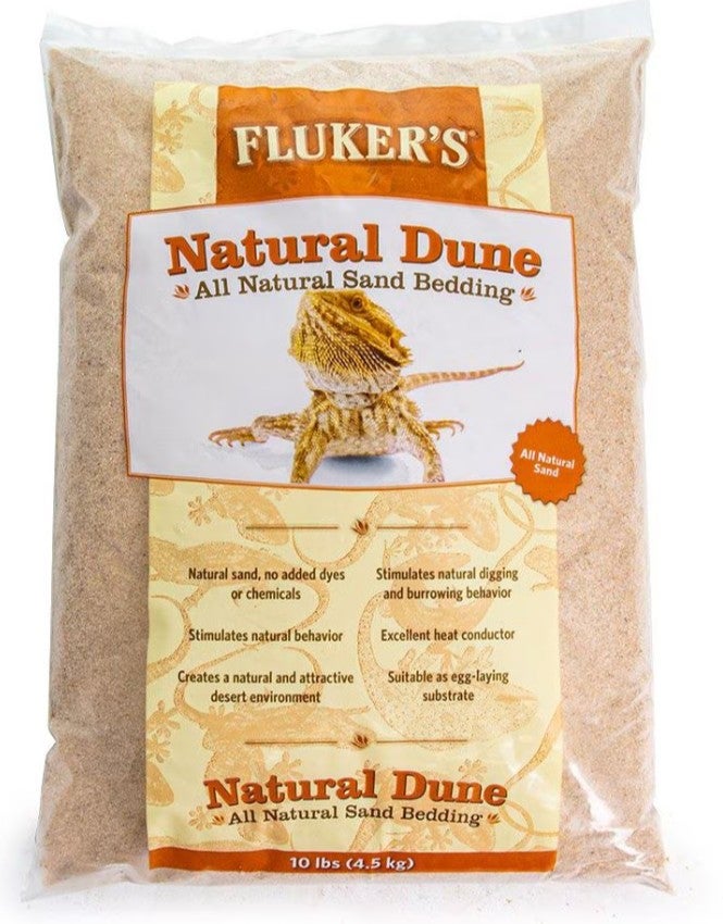 Fluker's Natural Dune All Natural Sand Bedding 10 lb | CRAZY FROG LADY ...
